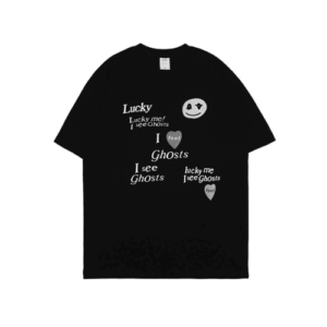 Kanye Lucky Me I See Ghosts Smiley Face T-Shirt